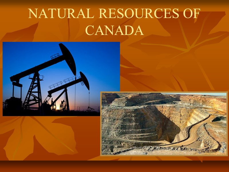 NATURAL RESOURCES OF CANADA